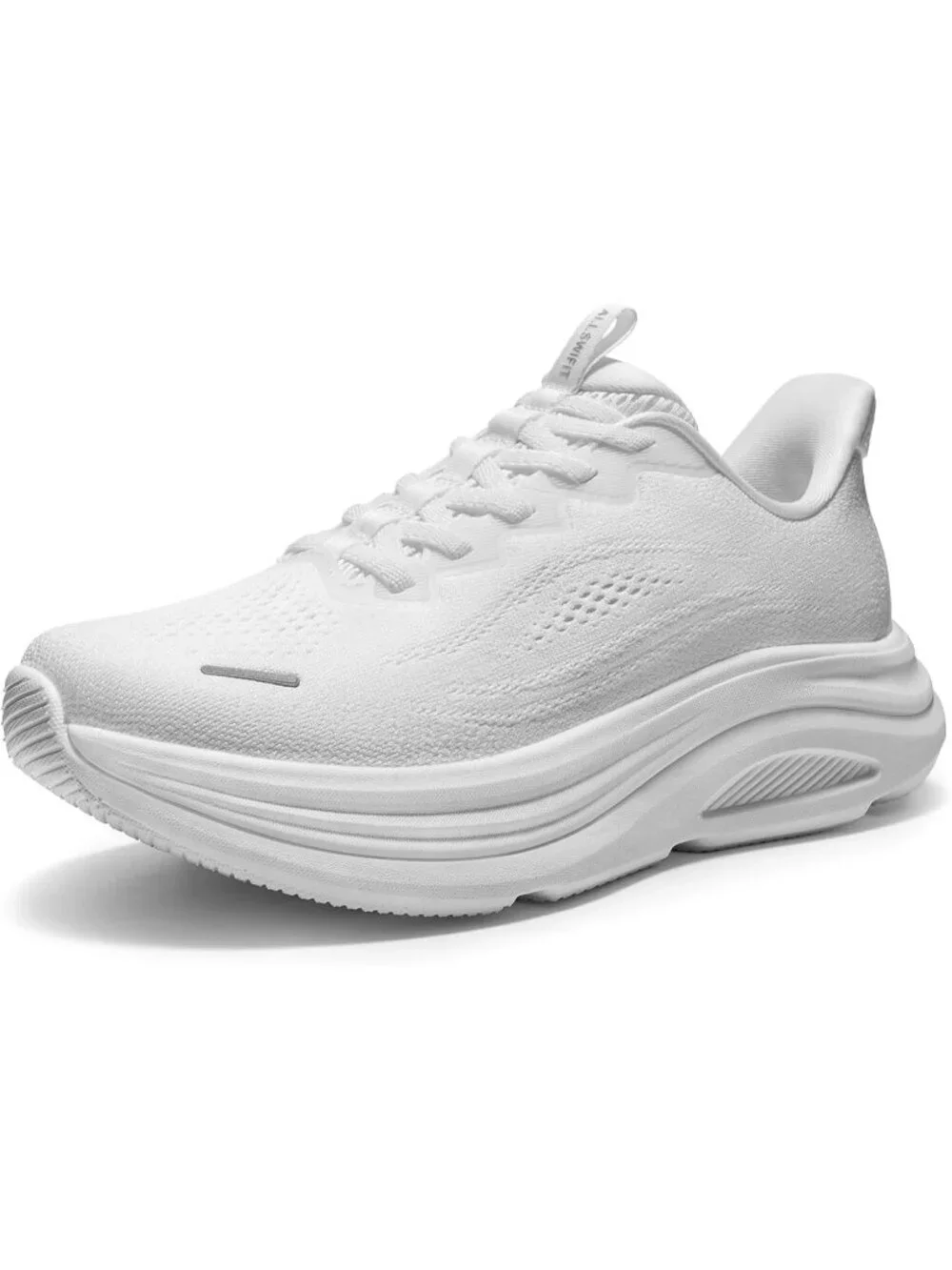 Women's White Slip On Walking Shoes Hands-Free Cushion Running Tennis Sneakers